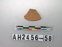 藏品(紅色細砂繩紋陶片)的圖片